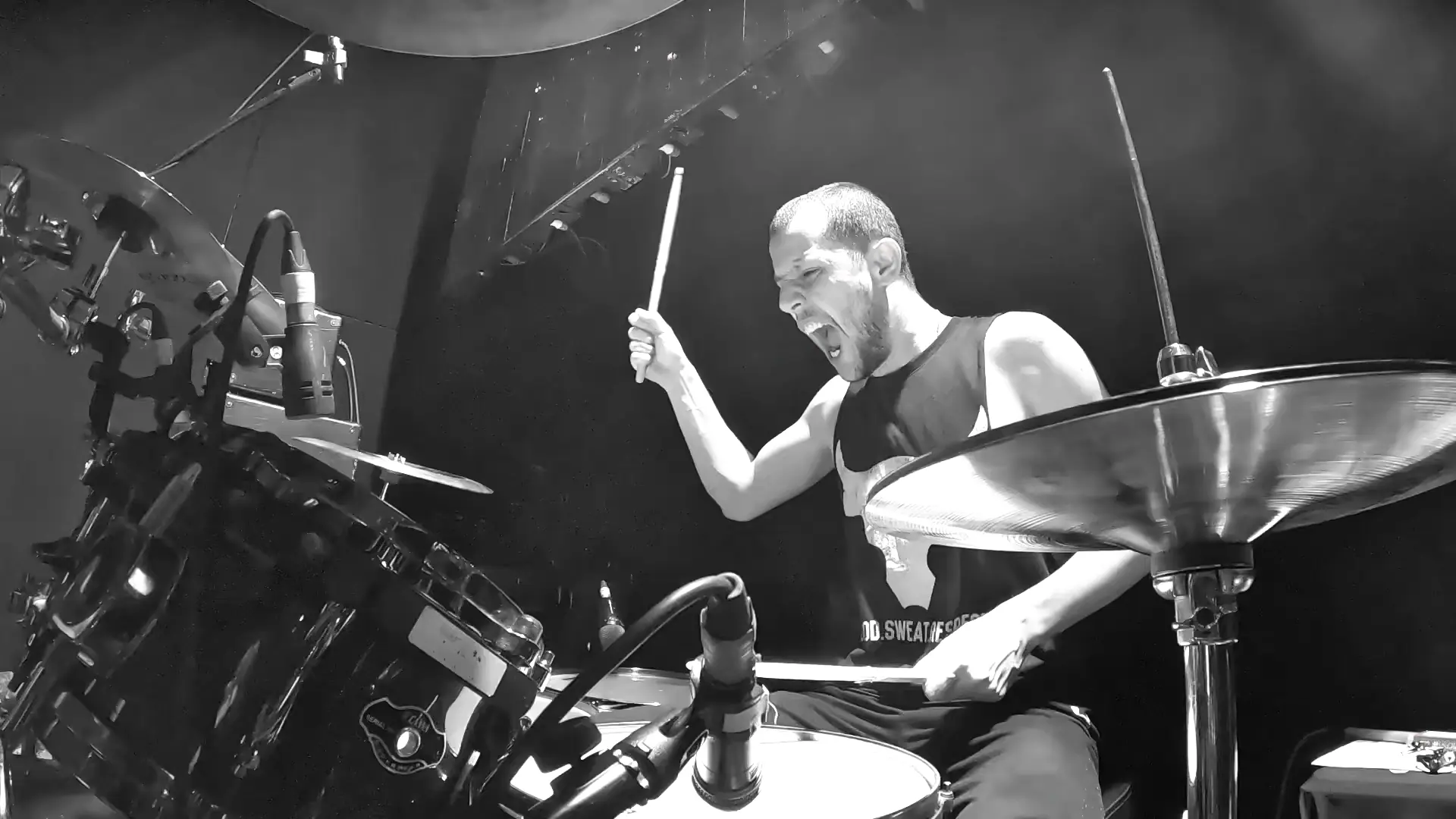 Drumming performance
