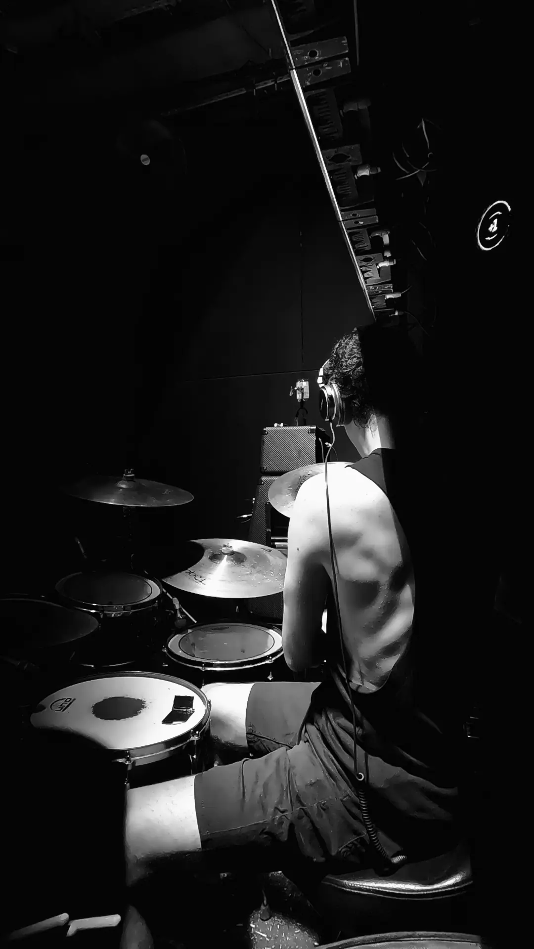 Behind the kit