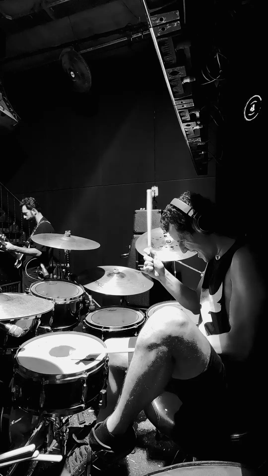 Drumming performance