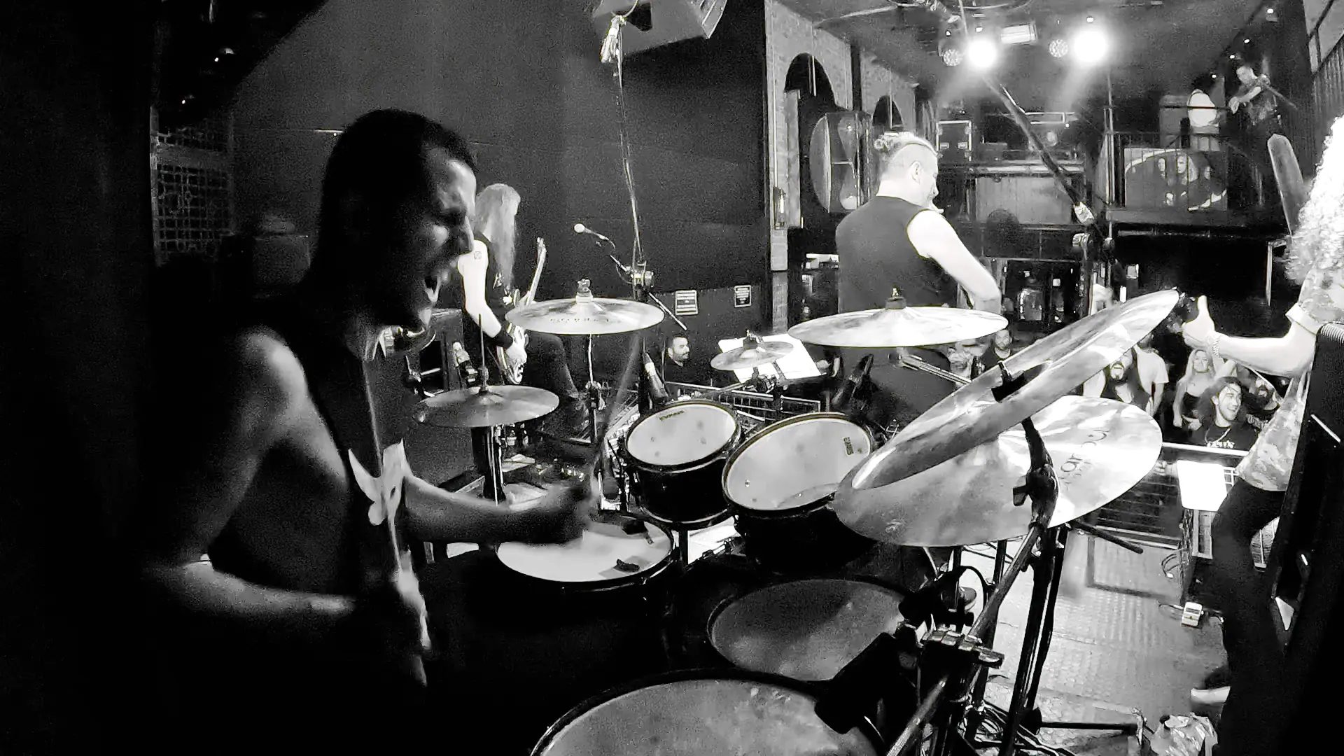 Drumming performance