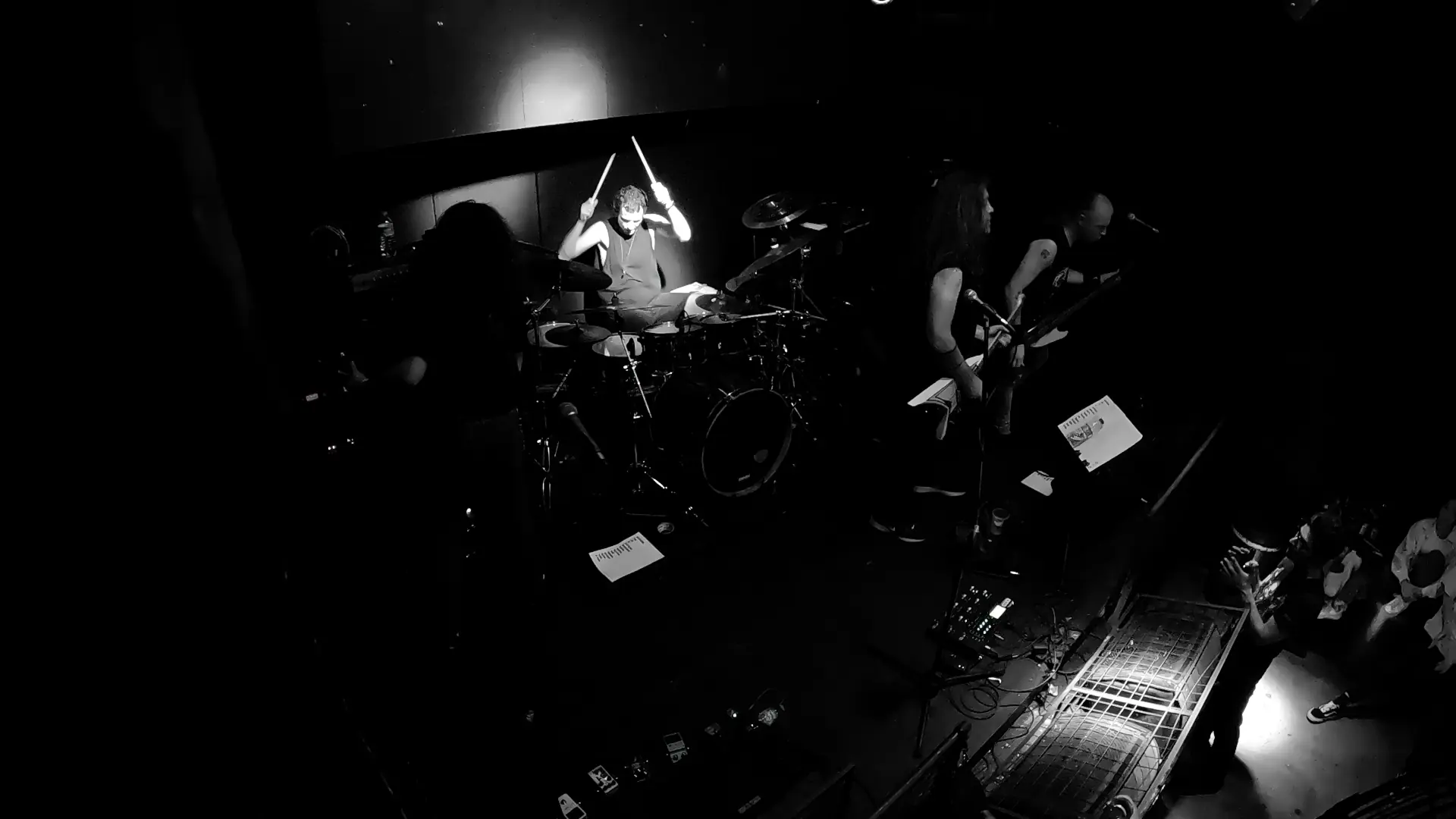 Band on stage
