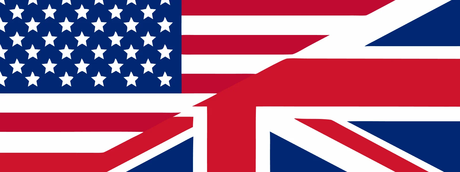 UK and US flags